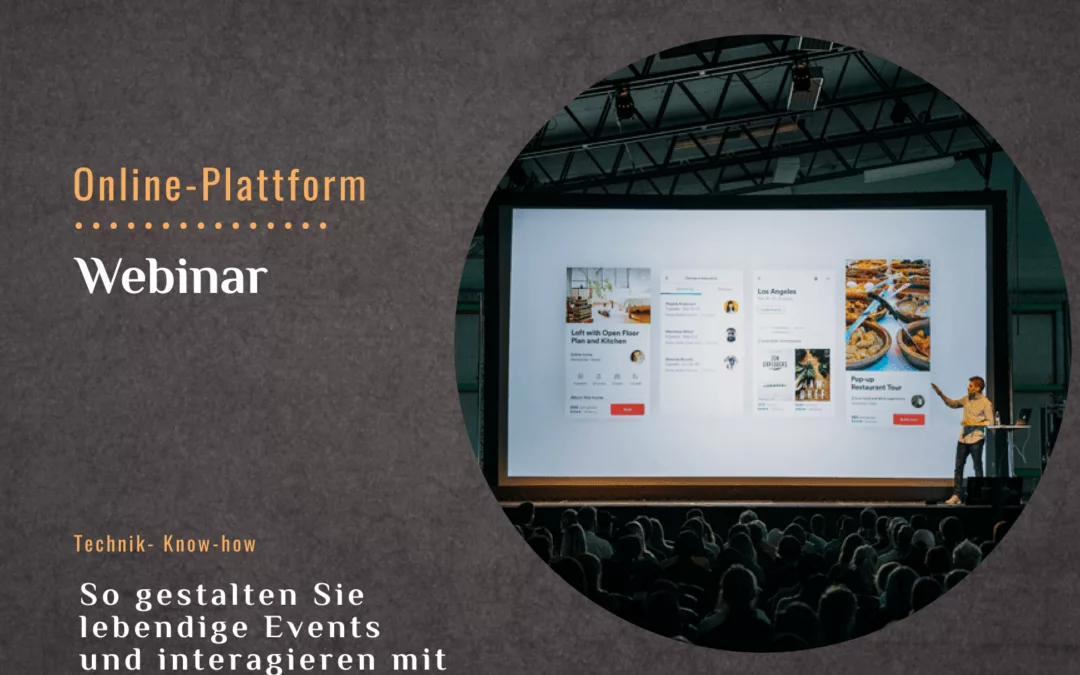 Erfahren Sie, welche Vorteile Ihnen eine Online Plattform für Webinare, Konferenzen & Kongresse bietet