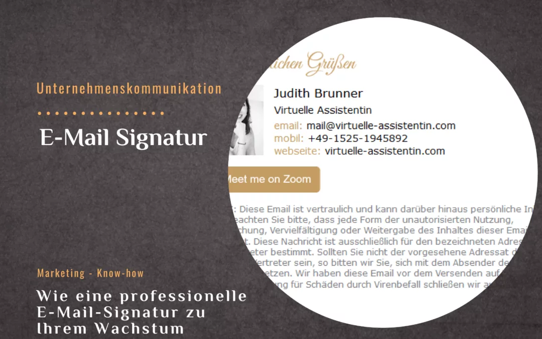 Wie eine professionelle e-mail signatur zu Ihrem Wachstum beitragen kann