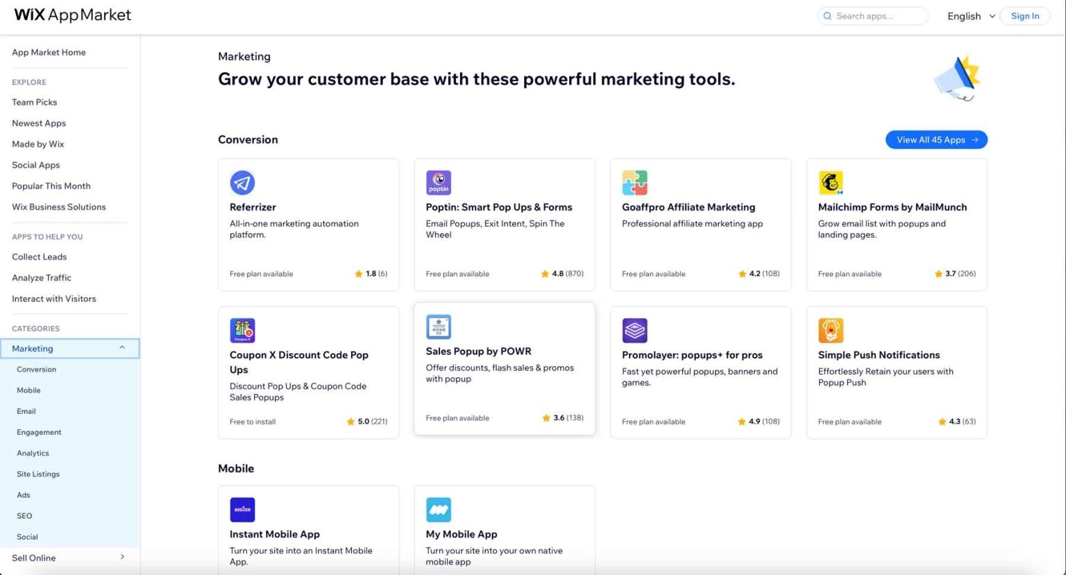 Wix App Market Wix App Market