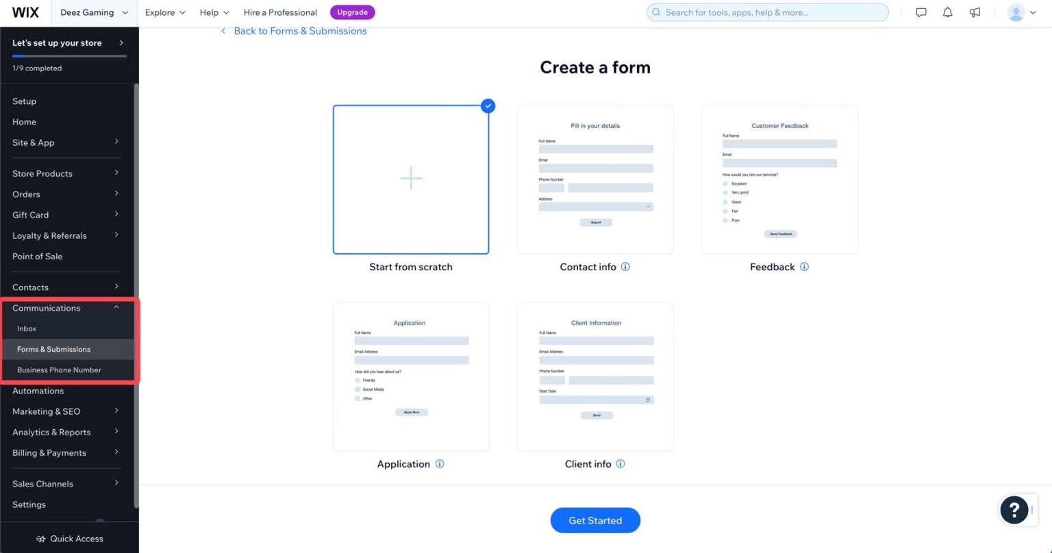 Registerkarte „Kommunikation“ Registerkarte „Kommunikation“