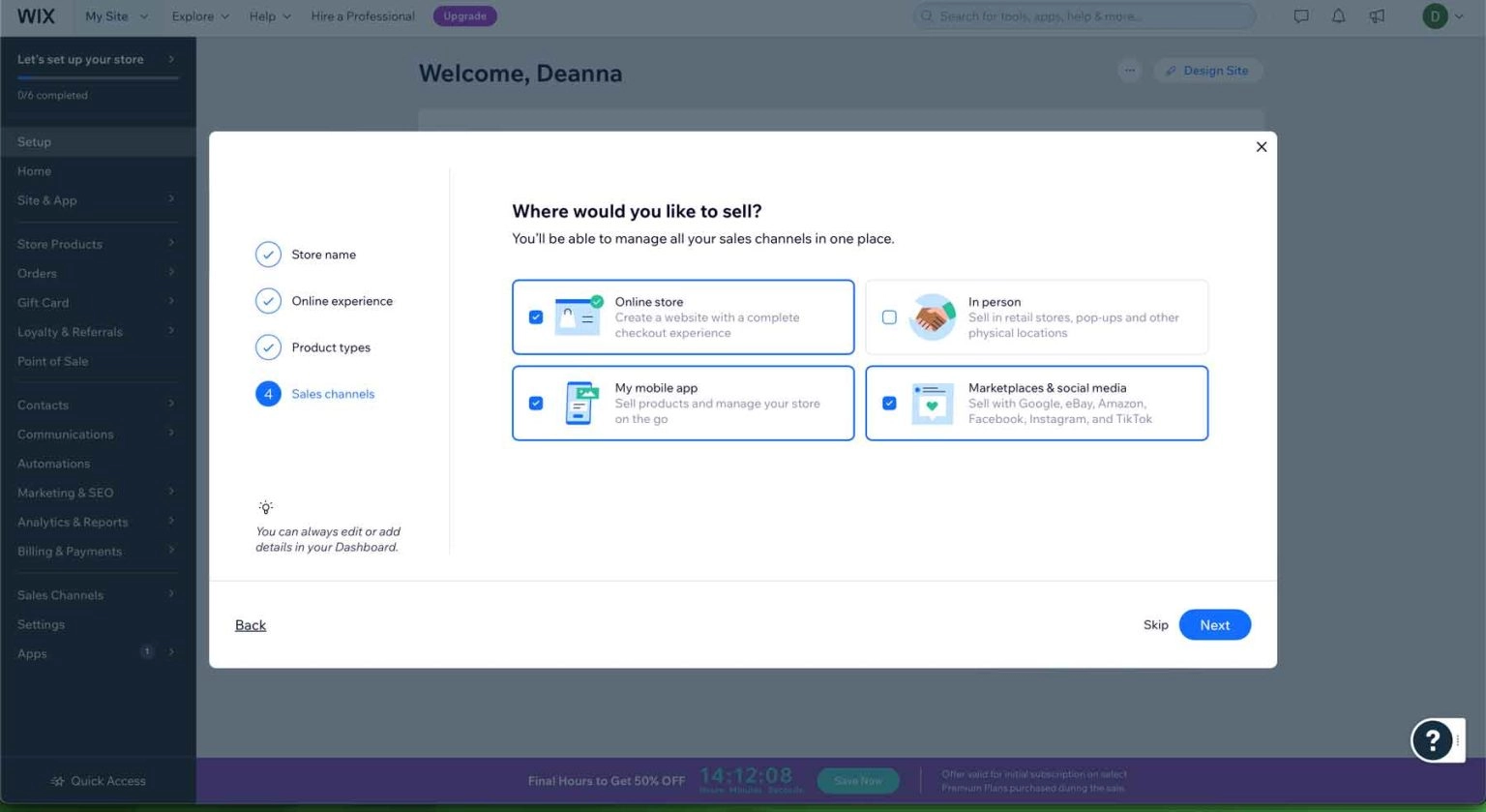 Einrichten des Dashboards Einrichten des Dashboards