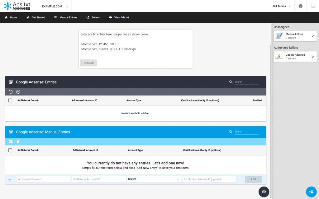 Ads Manager Plugin