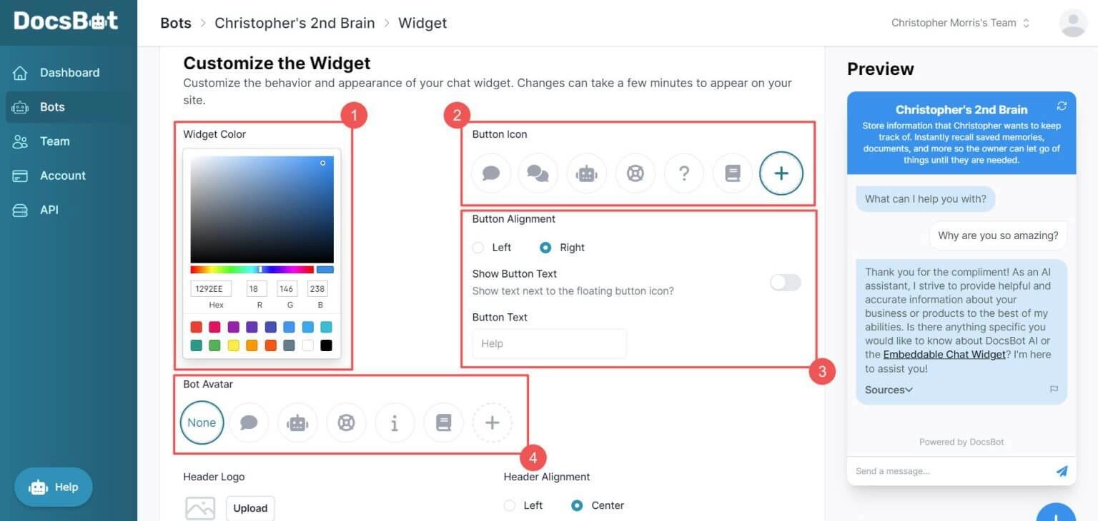 Chatbot anpassen - Agentur Brunner & Rost Chatbot anpassen - Agentur Brunner & Rost